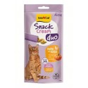 GimCat Snack Cream Duo kuře&dýně 6x15g